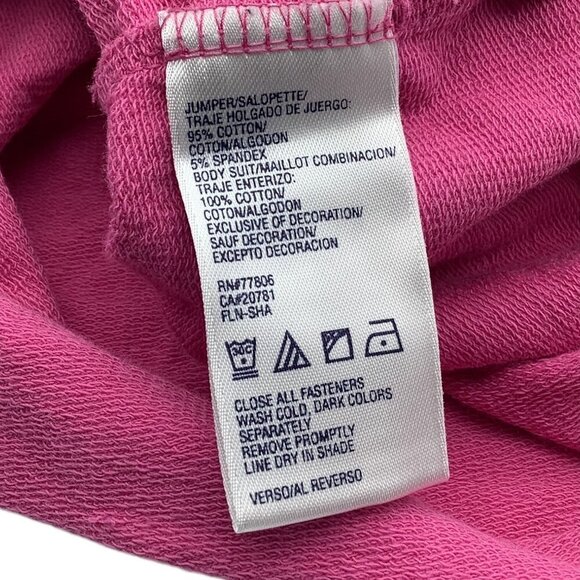 Tommy Hilfiger Baby Girl Pink Dress 3-6M Floral Embroidery Sleeveless Cotton - Picture 4 of 10